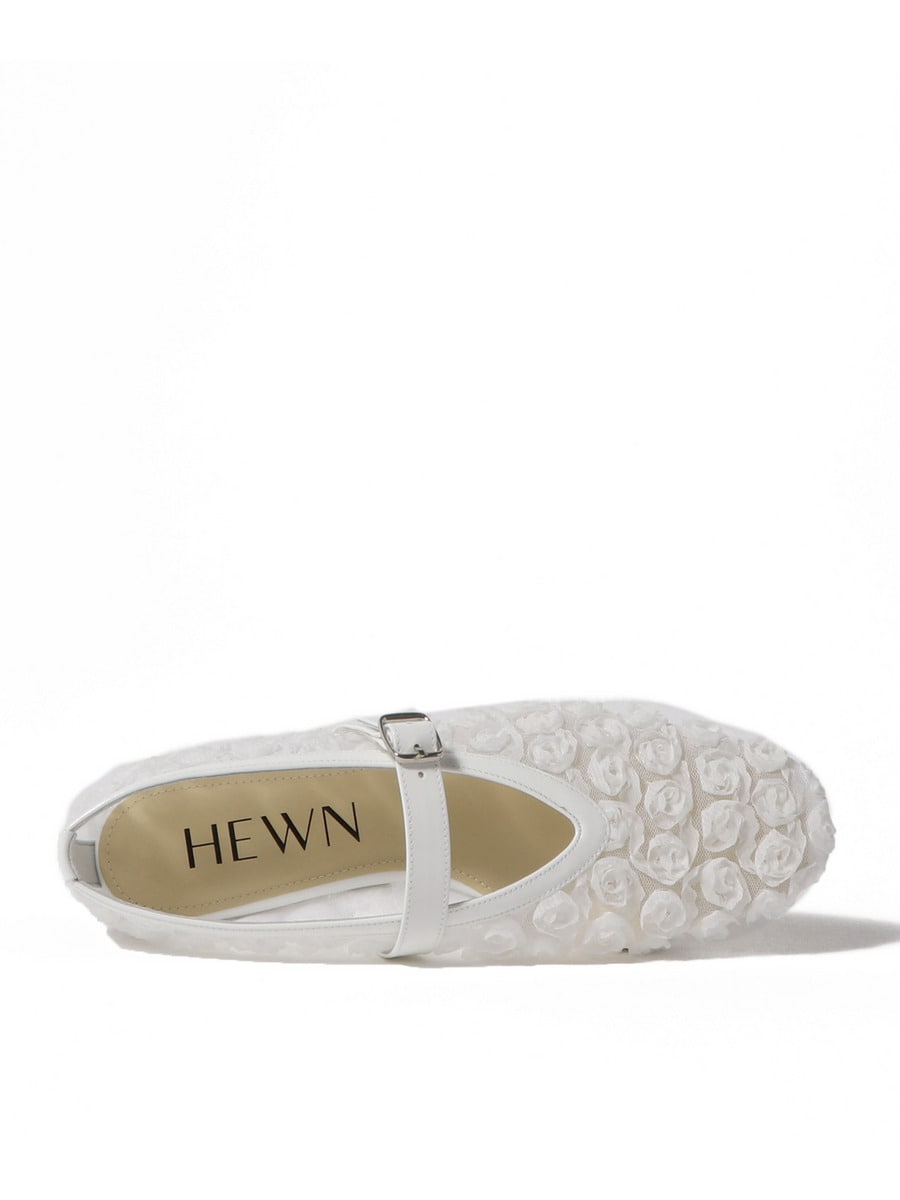 HEWN / フラワーチュールフラットシューズ｜ESTNATION ONLINE