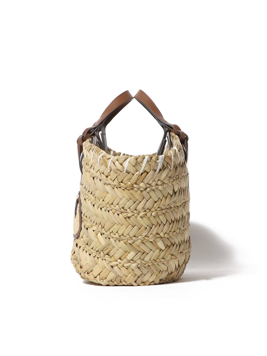 【ANYA HINDMARCH】アイズ バスケット スモール Seagrass in Nat Eyes バスケット・スモール | Anya Hindmarch JP