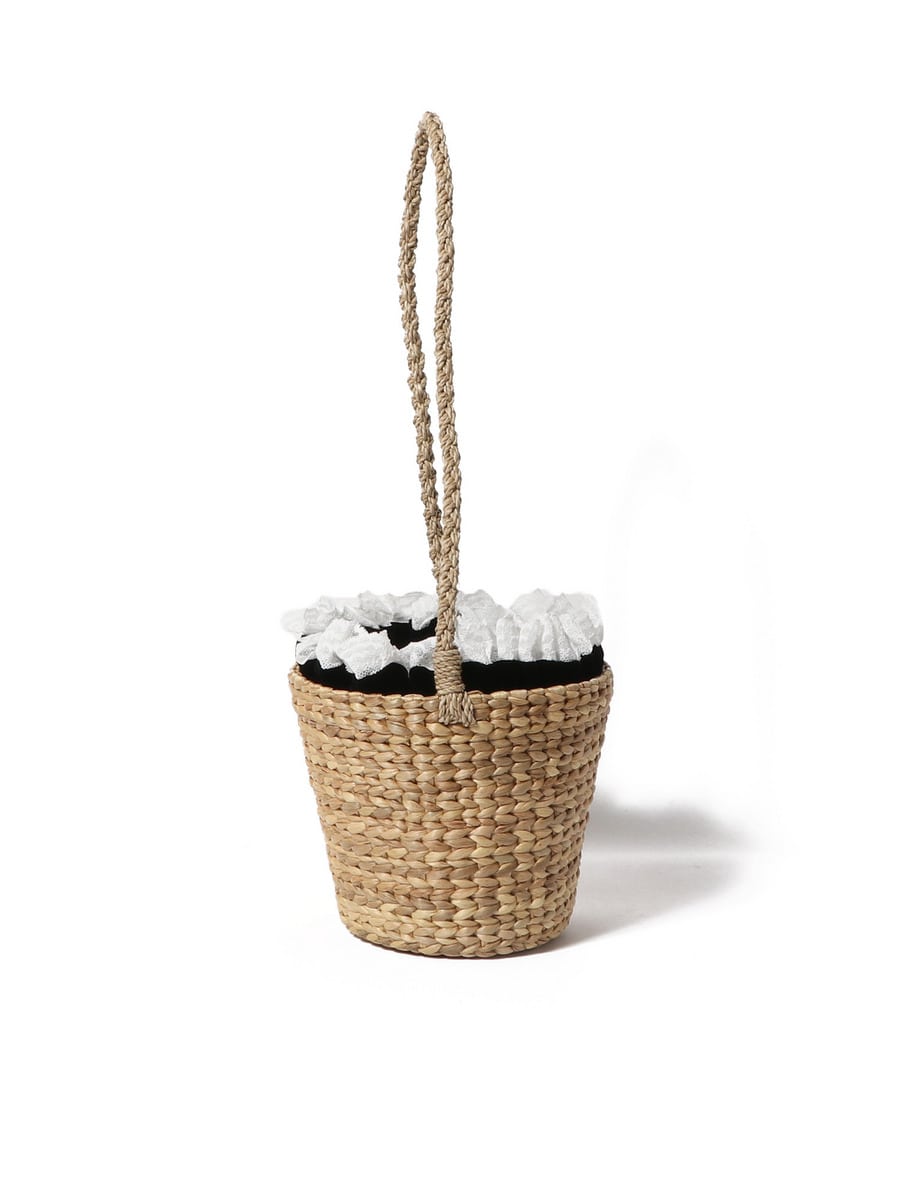 完売☆LUDLOW ラドロー Bucket-Water hyacinth bag Bucket-Water hyacinth bag— LUDLOW STORE