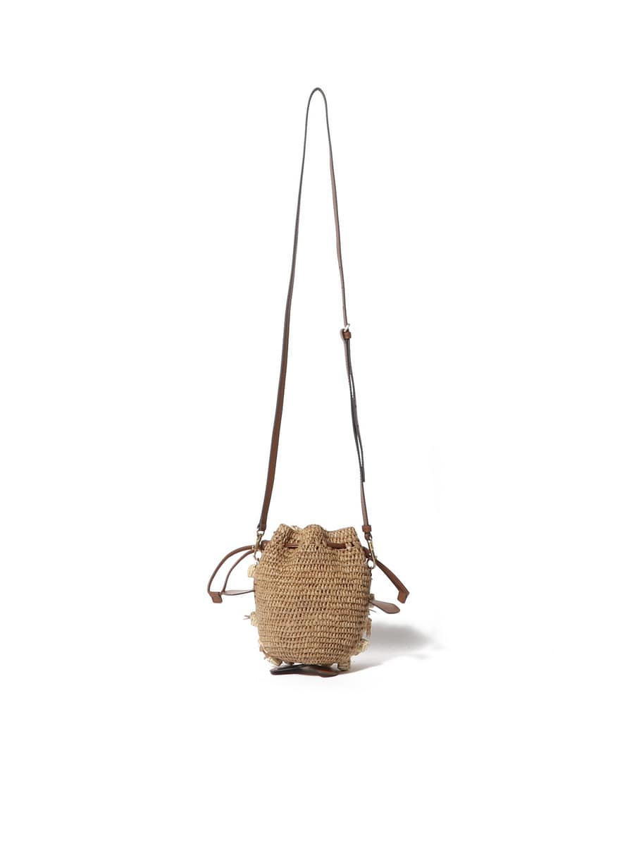ANYA HINDMARCH / ブローフィッシュ ラフィア クロスボディ