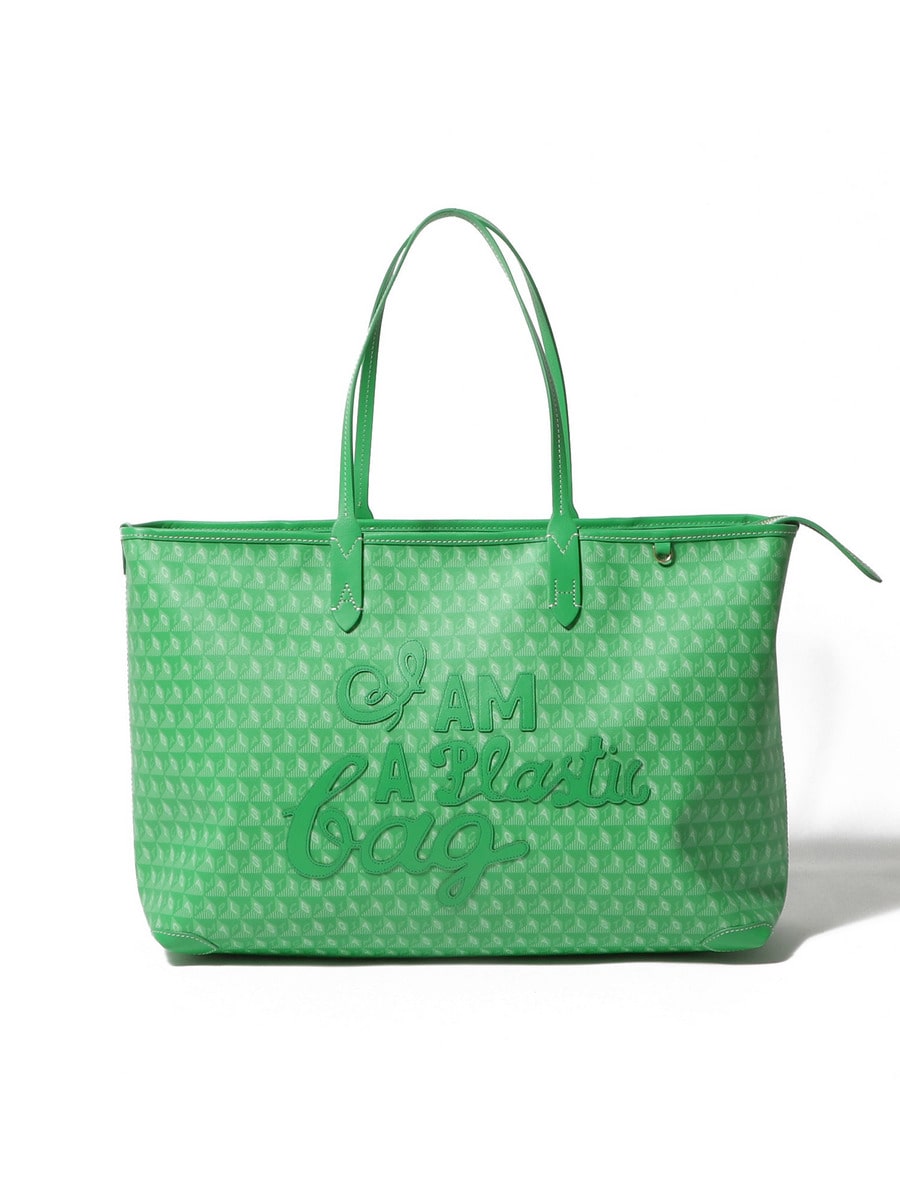 ANYA HINDMARCH / I AM A Plastic Bag モチーフジップトート