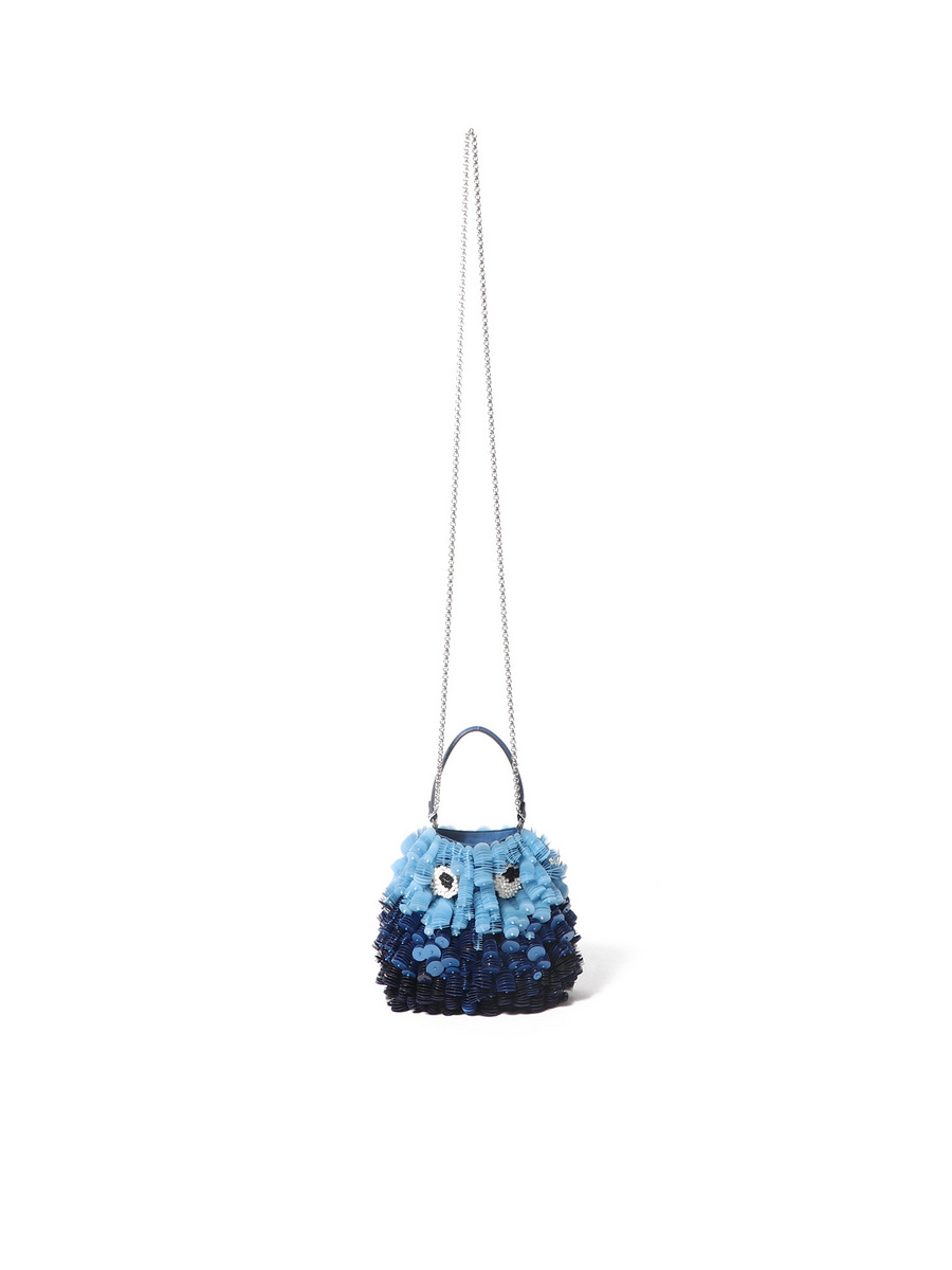 Anya Hindmarch◆マンデーブルー サテンレザークロスボディ ANYA HINDMARCH / EYE クロスボディバッグ|ESTNATION ONLINE