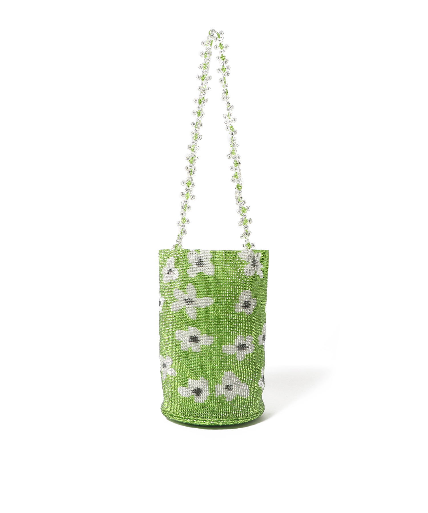 GREEN FLOWER DREAM ビーズバッグ