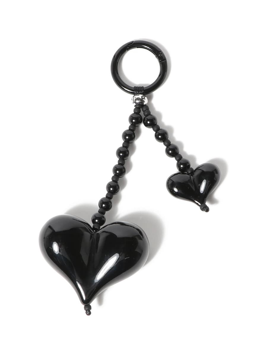 String ting / Big Love Obsidian Shorty バッグチャーム