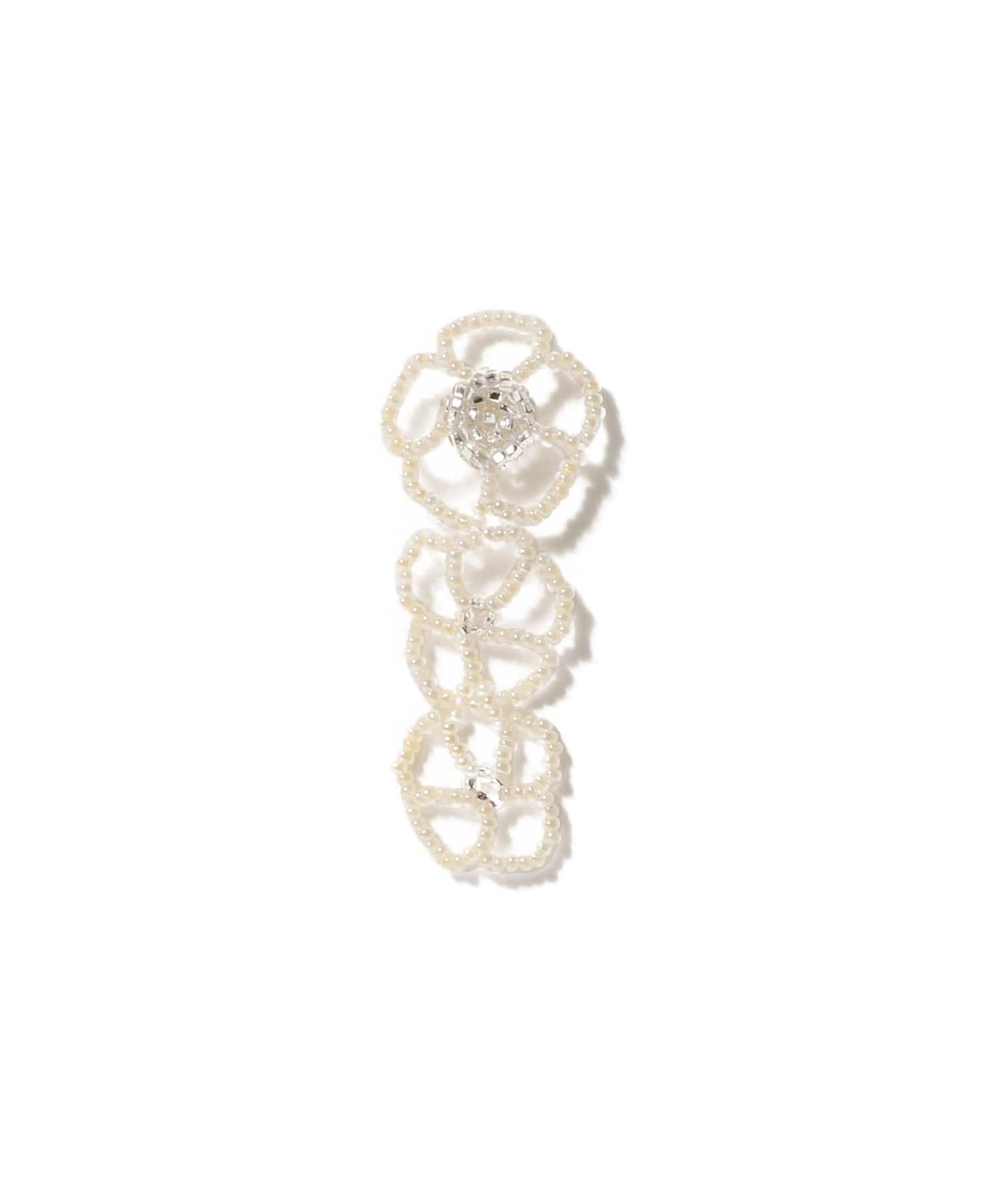 TRIPLE FLOWER ピアス《ESTNATION EXCLUSIVE》