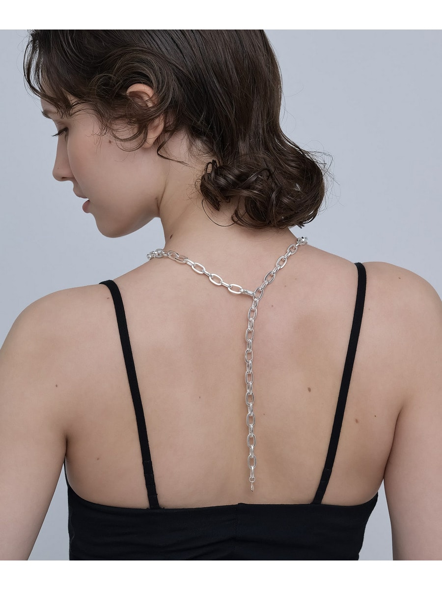 blanc iris / B CHAIN シルバー ネックレス|ESTNATION ONLINE blanc iris / B CHAIN シルバー ネックレス|ESTNATION ONLINE
