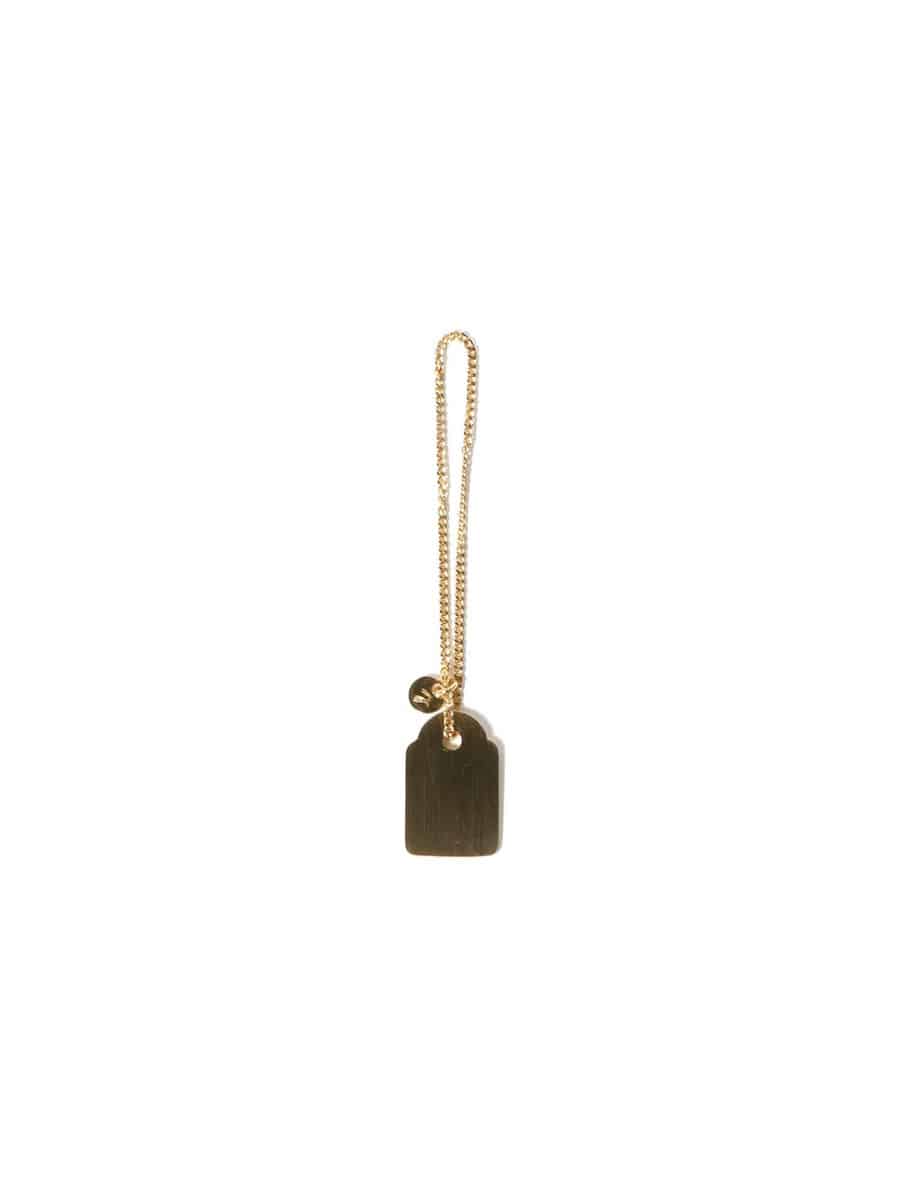 AXEP / GARMENT TAG （18 karat gold coated brass