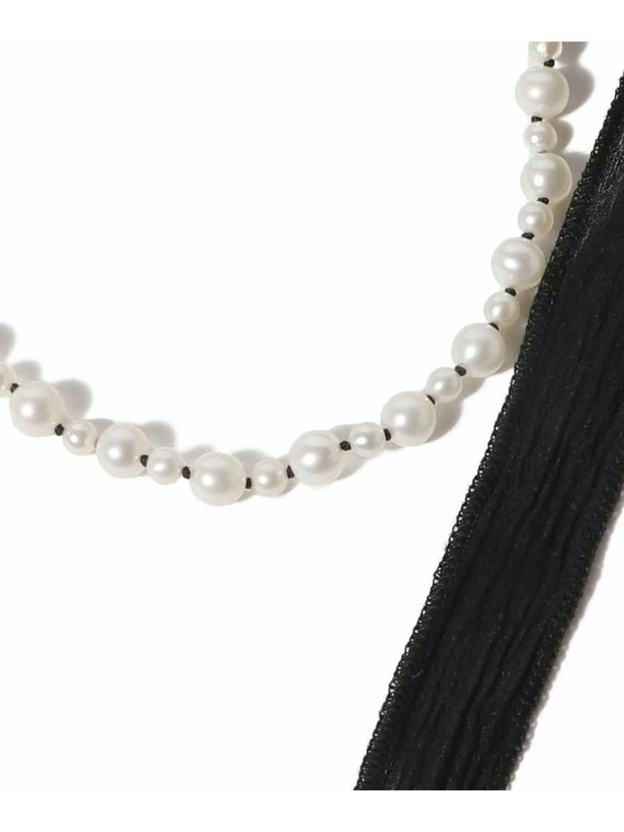 新品未使用 tanakadaisuke パール リボン ネックレス 新品未使用 tanakadaisuke パール リボン ネックレス - メルカリ