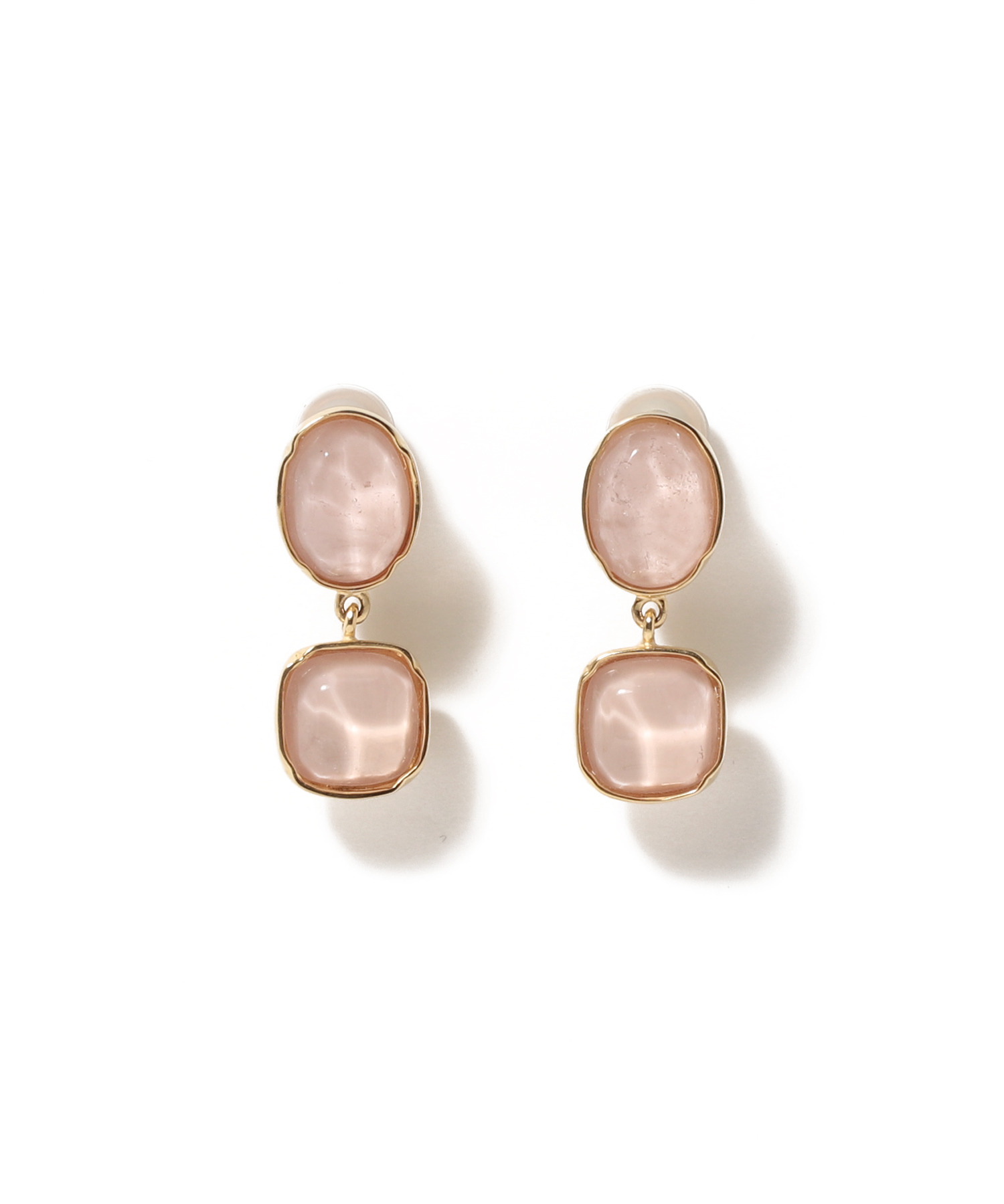 Cabochons Two Pendants イヤリング