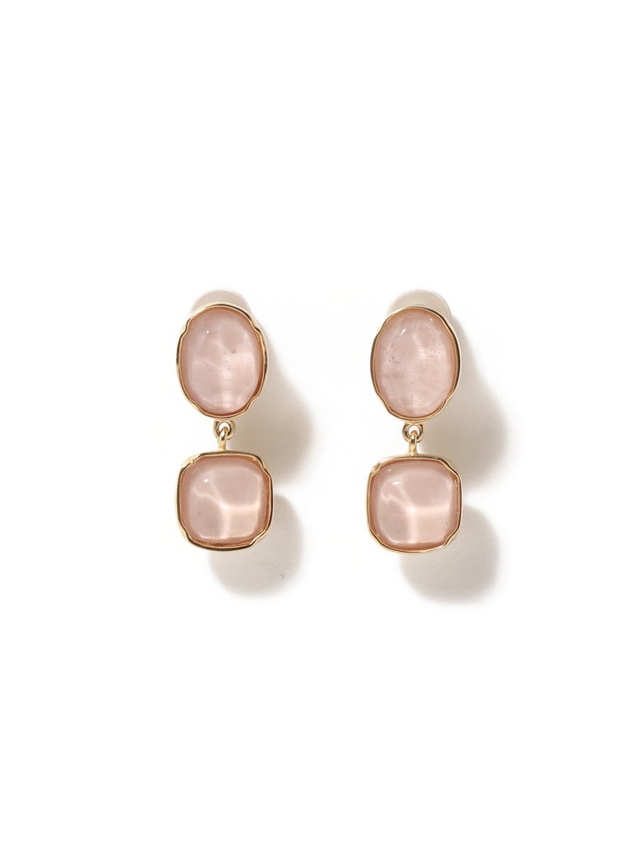 GOOSSENS Paris / Cabochons Two Pendants イヤリング