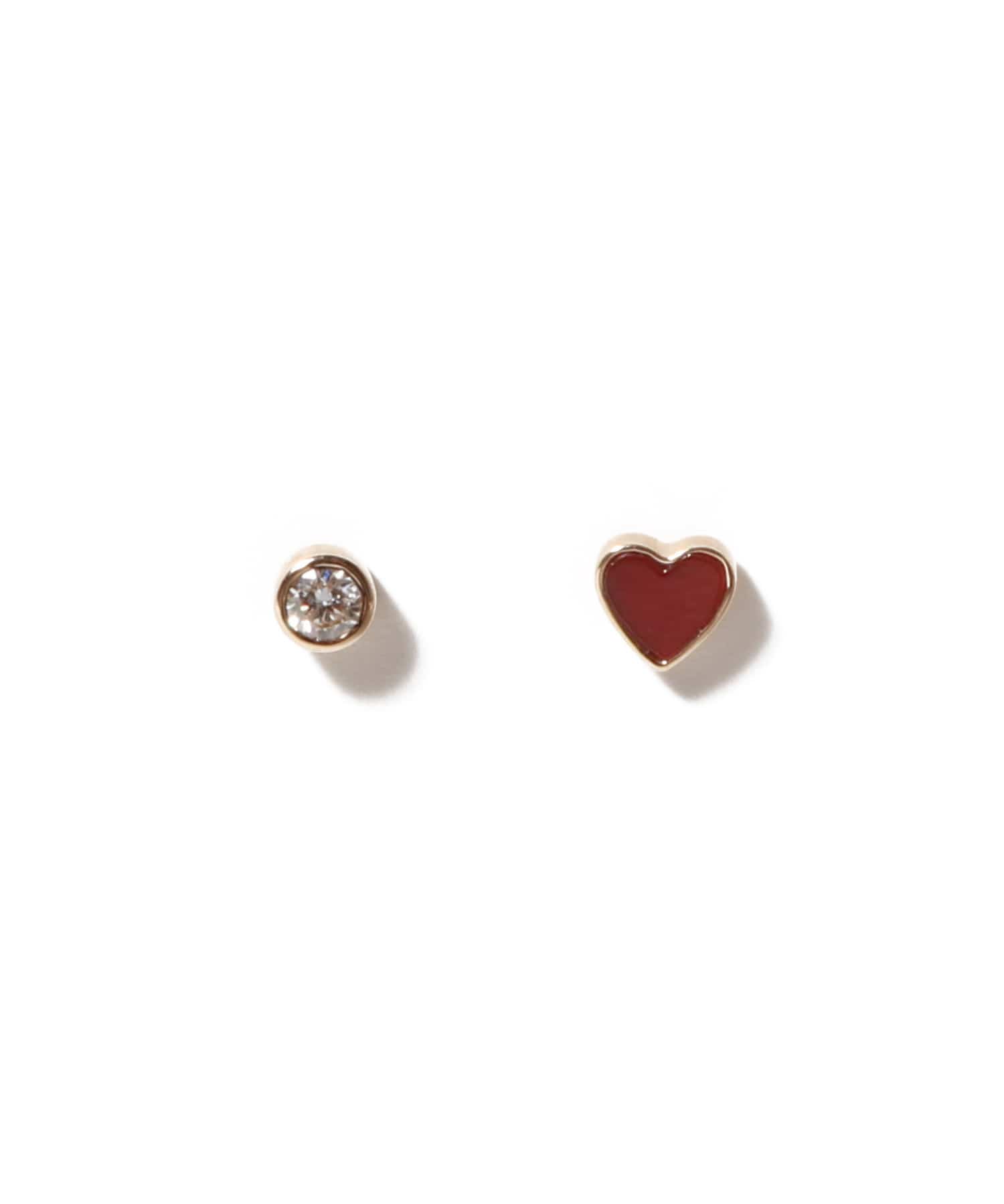 ハートモチーフピアス