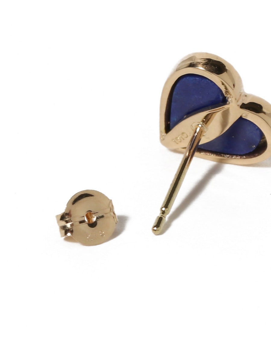 GIGI ELLE SHOP別注 Vis stone heart ピアス GIGI(ジジ)｜【受注生産】【ELLE SHOP別注】Vis stone heart