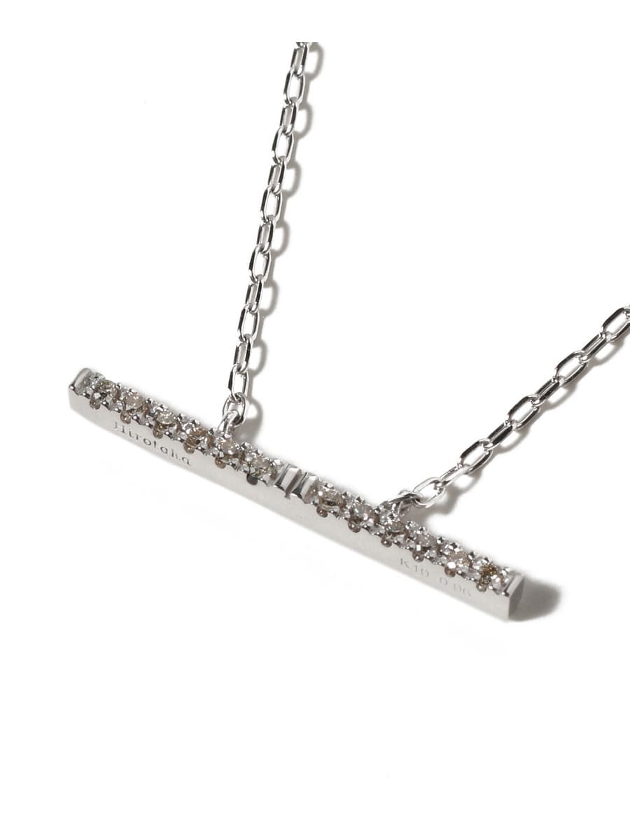 入荷nowオンラインストア Hirotaka / ネックレス ダイヤモンド M Trapeze K10YG アクセサリー
