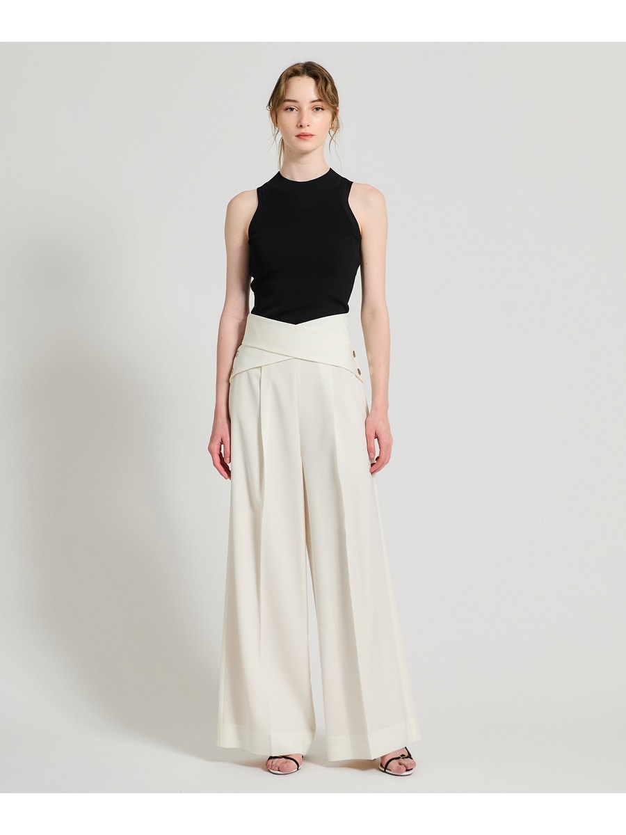 ESTNATION / ポリエステル アセテート クロスベルト パンツ｜ESTNATION