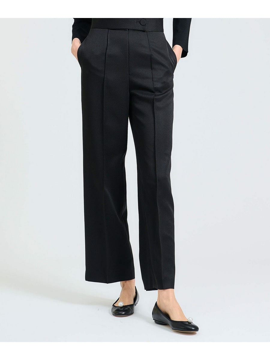 スリットヘムパンツ