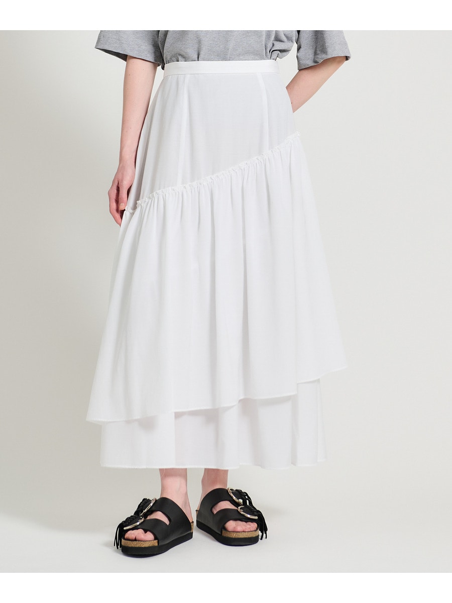 美品　エストネーション　スカート　38サイズ　裏地あり ESTNATION / 【CLASSY. 11月号掲載】ウールサイドボタンミニ