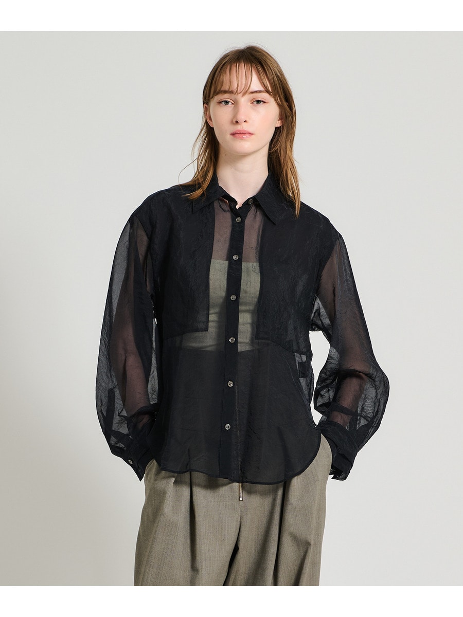 digne ディニュ　シアーネックシャツ　黒 digne :ディニュ公式オンラインショッピング – digne.online