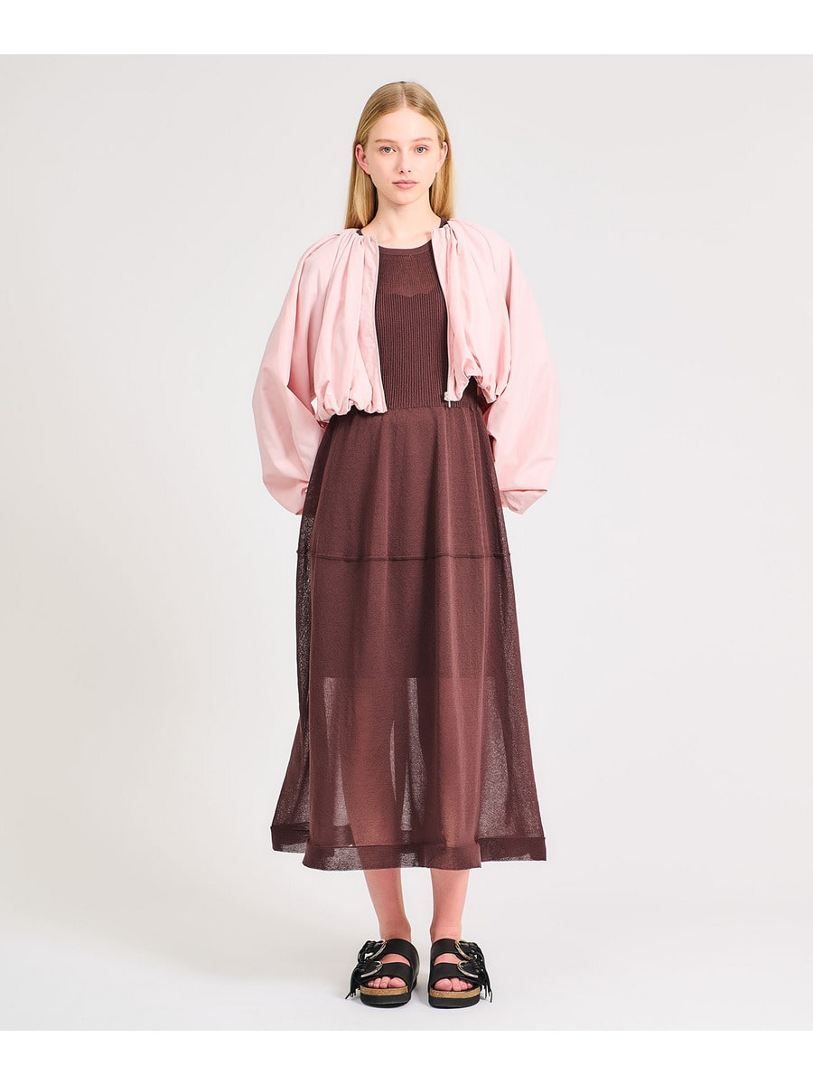 ESTNATION エストネーション ロングワンピース オーガンジー ESTNATION / オーガンジーワンピース|ESTNATION ONLINE STORE