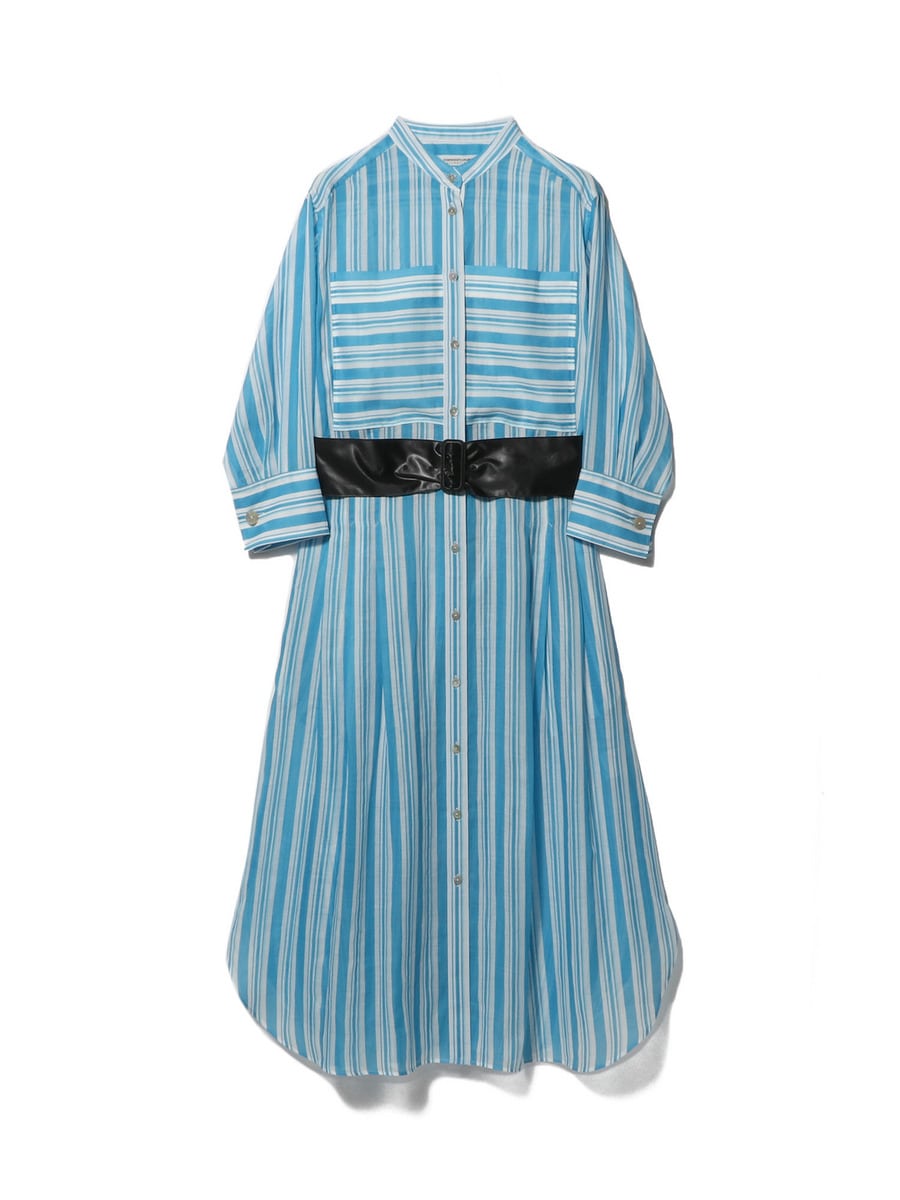 ESSENCEOFLUXURY / リネン ストライプ ドレス|ESTNATION ONLINE ESSENCEOFLUXURY / リネン ストライプ ドレス|ESTNATION ONLINE