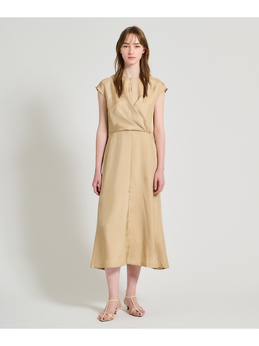 ESTNATION　エストネーション　◇　ツイルドレープワンピース ESTNATION / ツイルドレープワンピース《ONLINE EXCLUSIVE