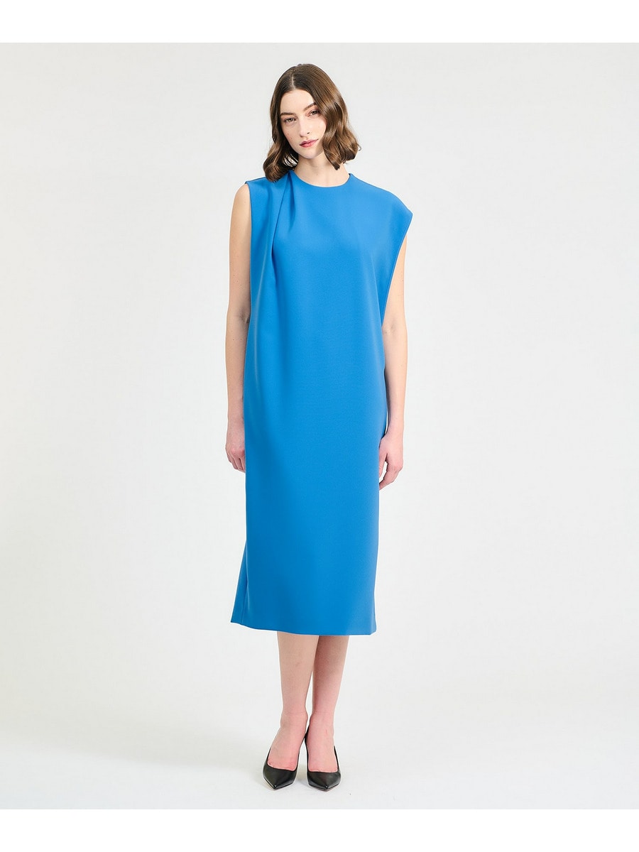 ポリエステル ショルダー タック ワンピース