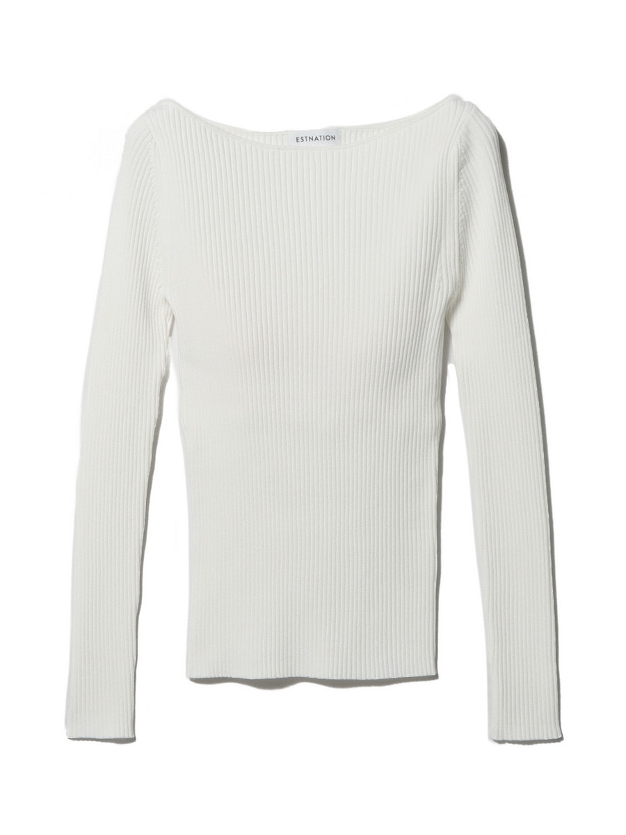 ESTNATION / カップ付きボートネックニット｜ESTNATION ONLINE
