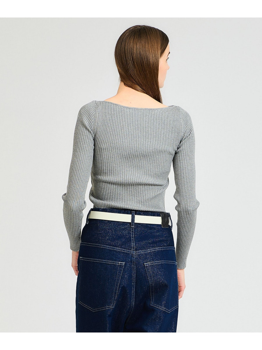 ❤️新品❤️ESTNATION ウールカシミアボードネックニット