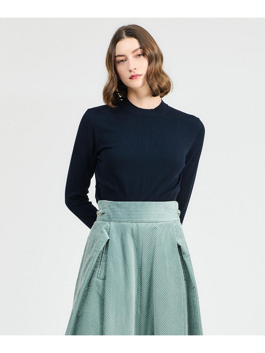 ESTNATION / コンパクト クルーネック ニット｜ESTNATION ONLINE STORE