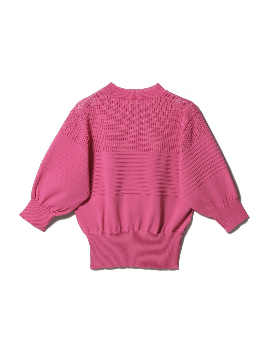 SNIDEL - epine ピンクパフスリーブニット ESTNATION / メッシュ パフスリーブ ニット｜ESTNATION ONLINE
