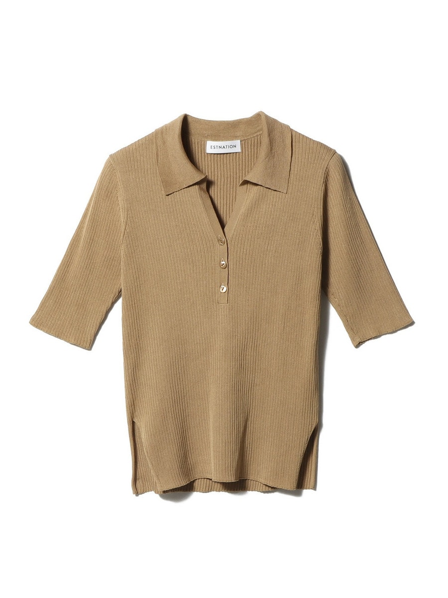 ESTNATION / シルケット ギマ リブ トップス｜ESTNATION ONLINE