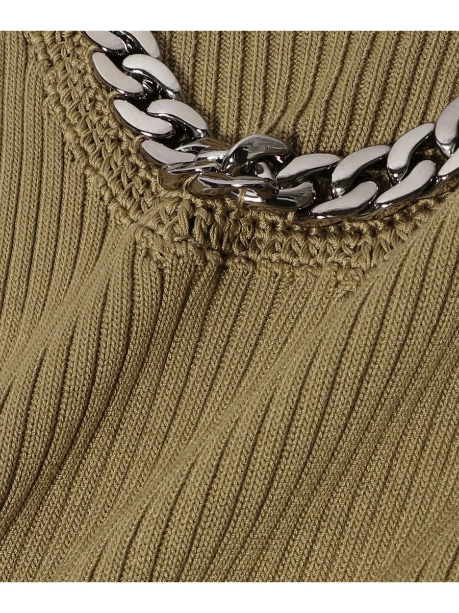 ESSENCEOFLUXURY / HEAVY CHAIN RIB KNIT タンクトップ