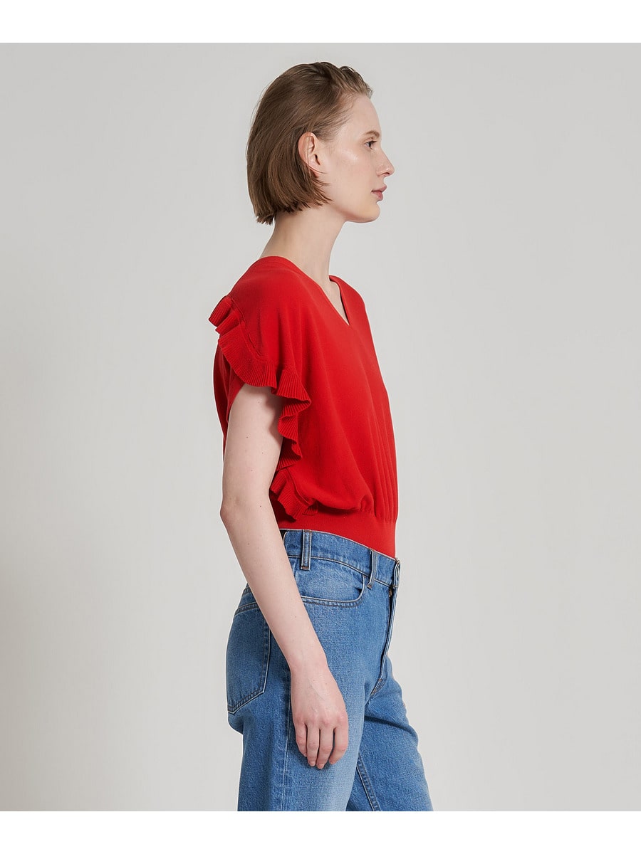 ESTNATION / フリル ショルダー ニット｜ESTNATION ONLINE STORE
