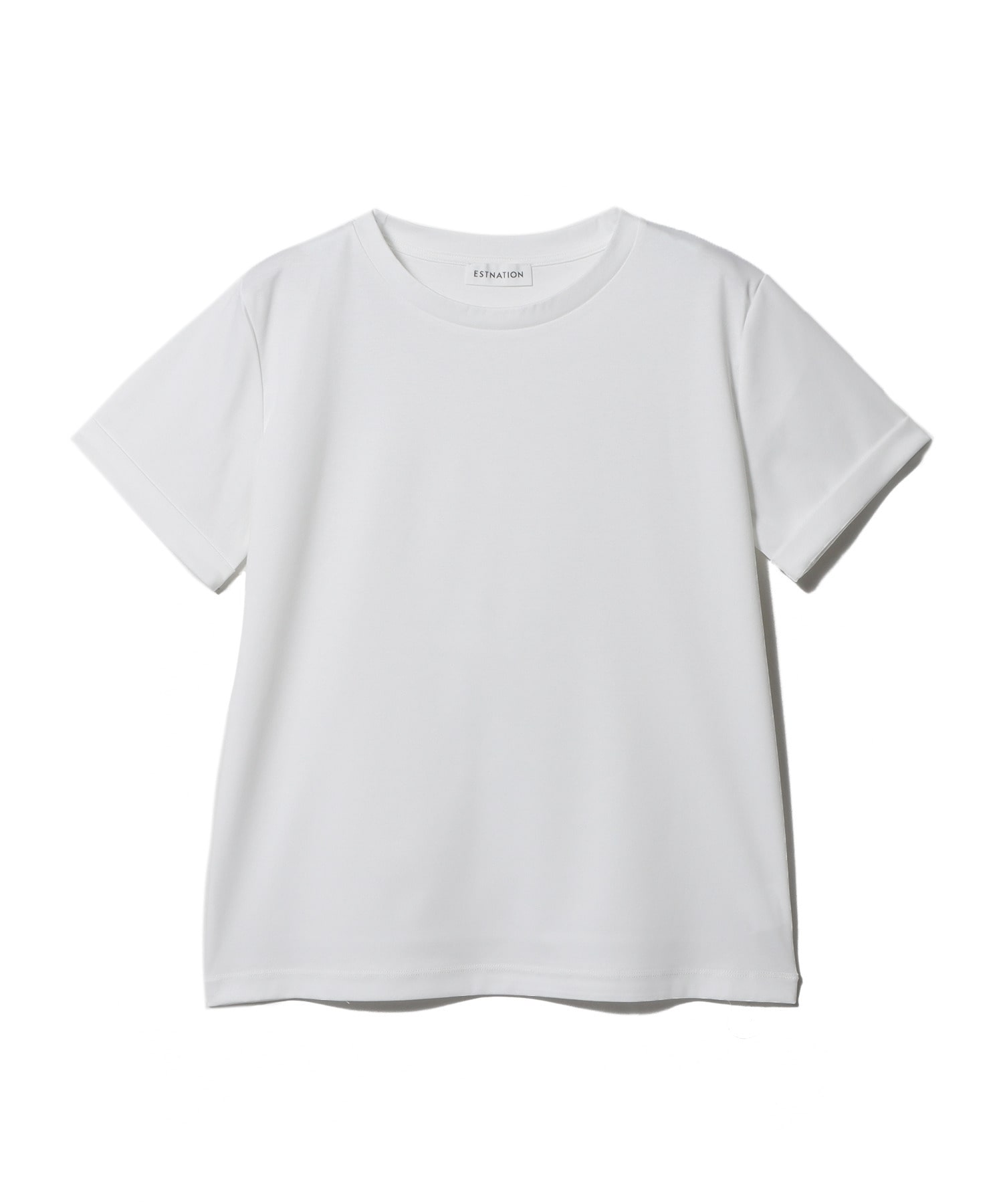 アルビニ コットンスムース ロールアップ Tシャツ