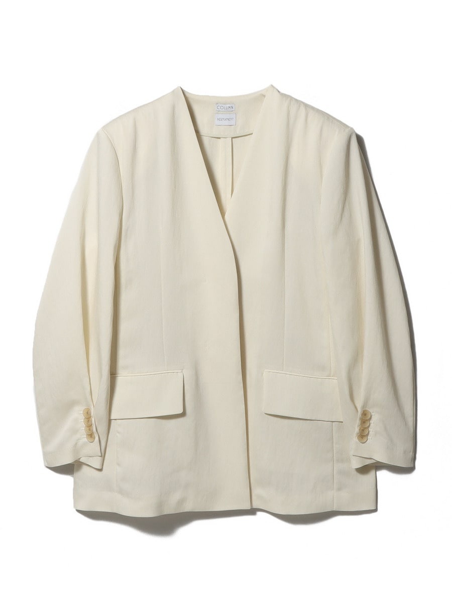 COLUMN / ノーカラーシャツジャケット＜PERMANENT＞｜ESTNATION ONLINE