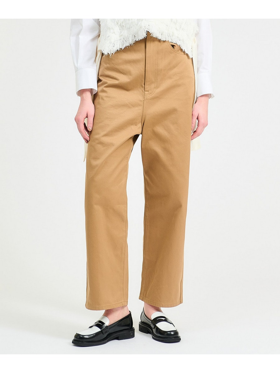 チノ ハイウエストワイドパンツ