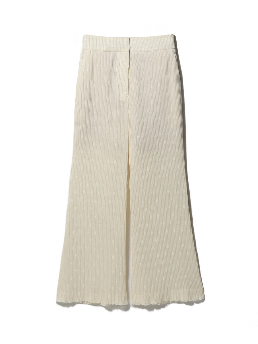 ベルボトムドットプリントパンツ