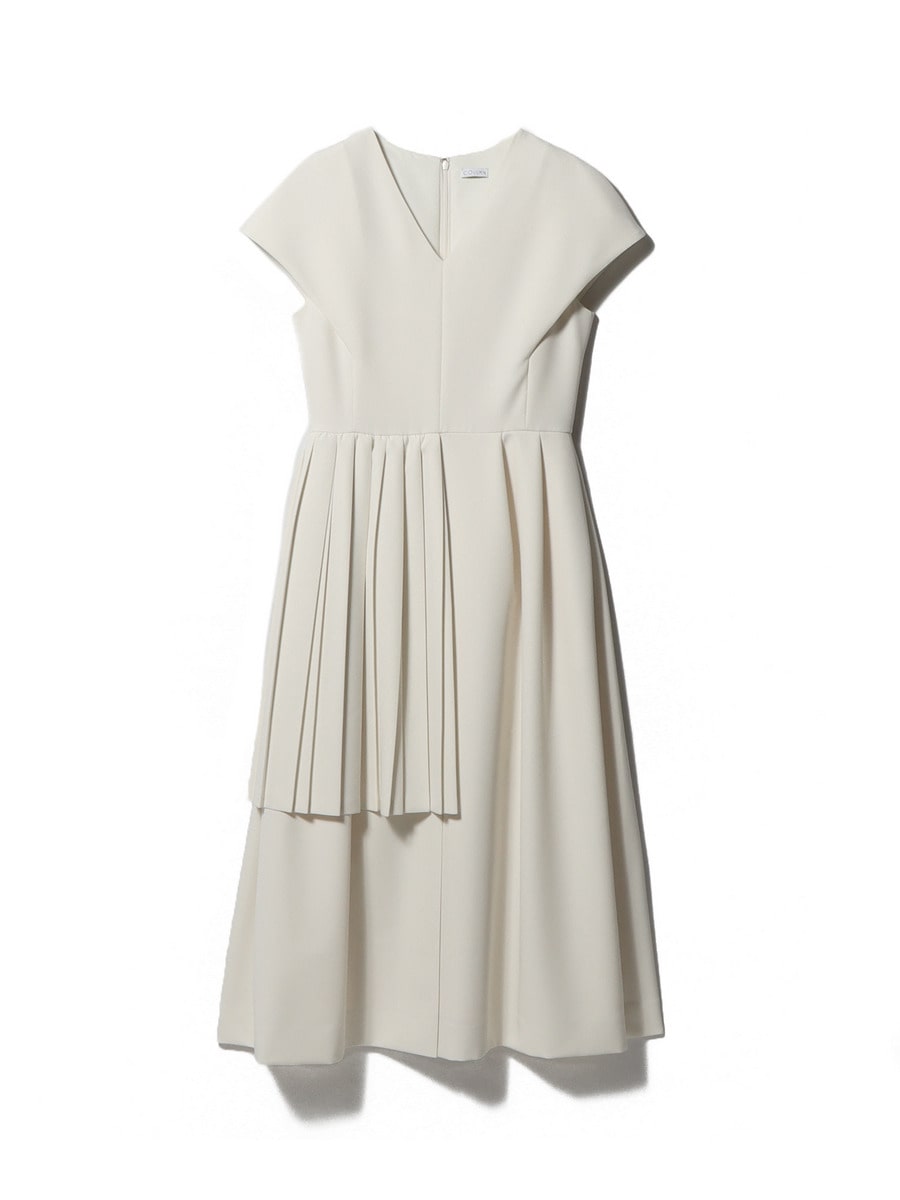 プリーツ デティール ワンピース