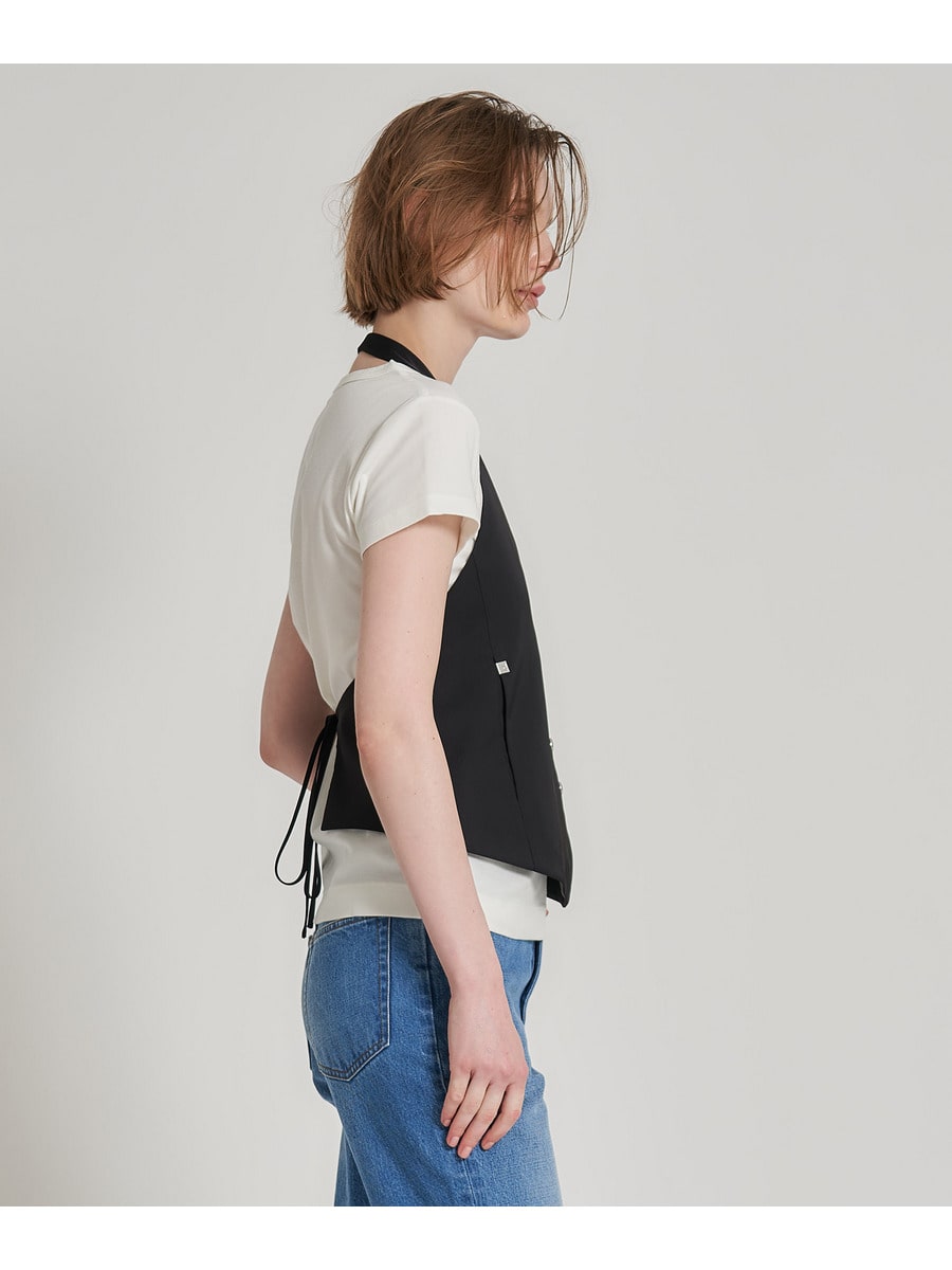 【関税込み】Helmut Lang オフホワイト ホルター ベスト HELMUT LANG / ホルター ベスト｜ESTNATION ONLINE STORE