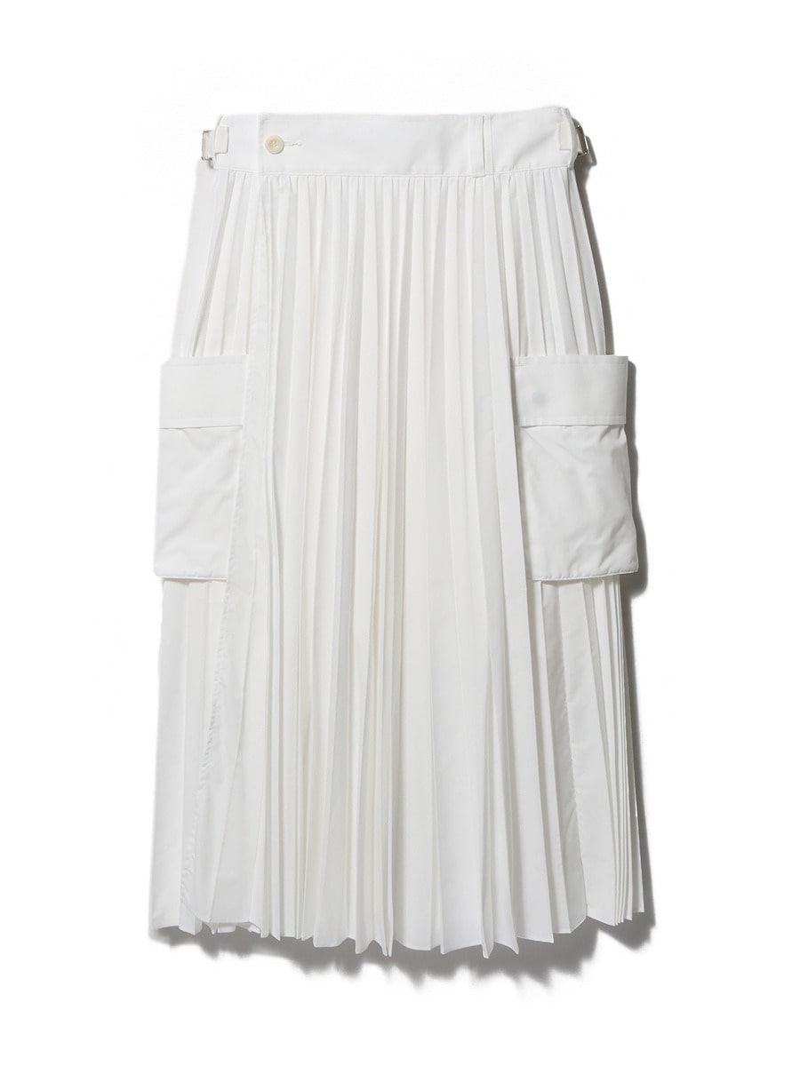 SACAI / コットン ポプリン スカート|ESTNATION ONLINE STORE SACAI / コットン ポプリン スカート|ESTNATION ONLINE STORE