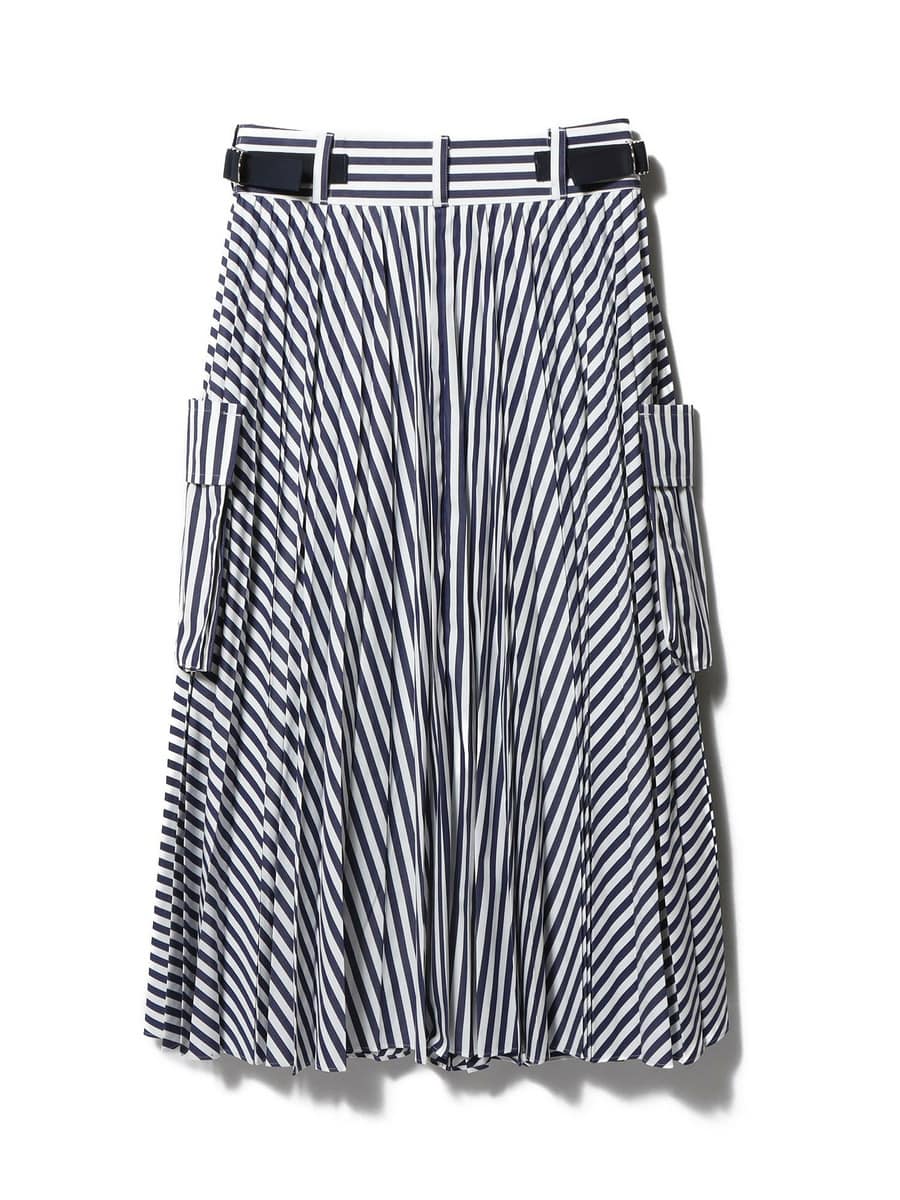 Sacai コットンスカート2019SS Size1 SACAI / コットン ポプリン スカート｜ESTNATION ONLINE STORE