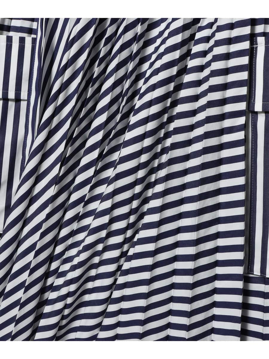 sacai サカイ　コットン　ポプリン　プリーツスカート sacai Sacai サカイ 20SS Cotton Poplin Pleated Skirt コットン
