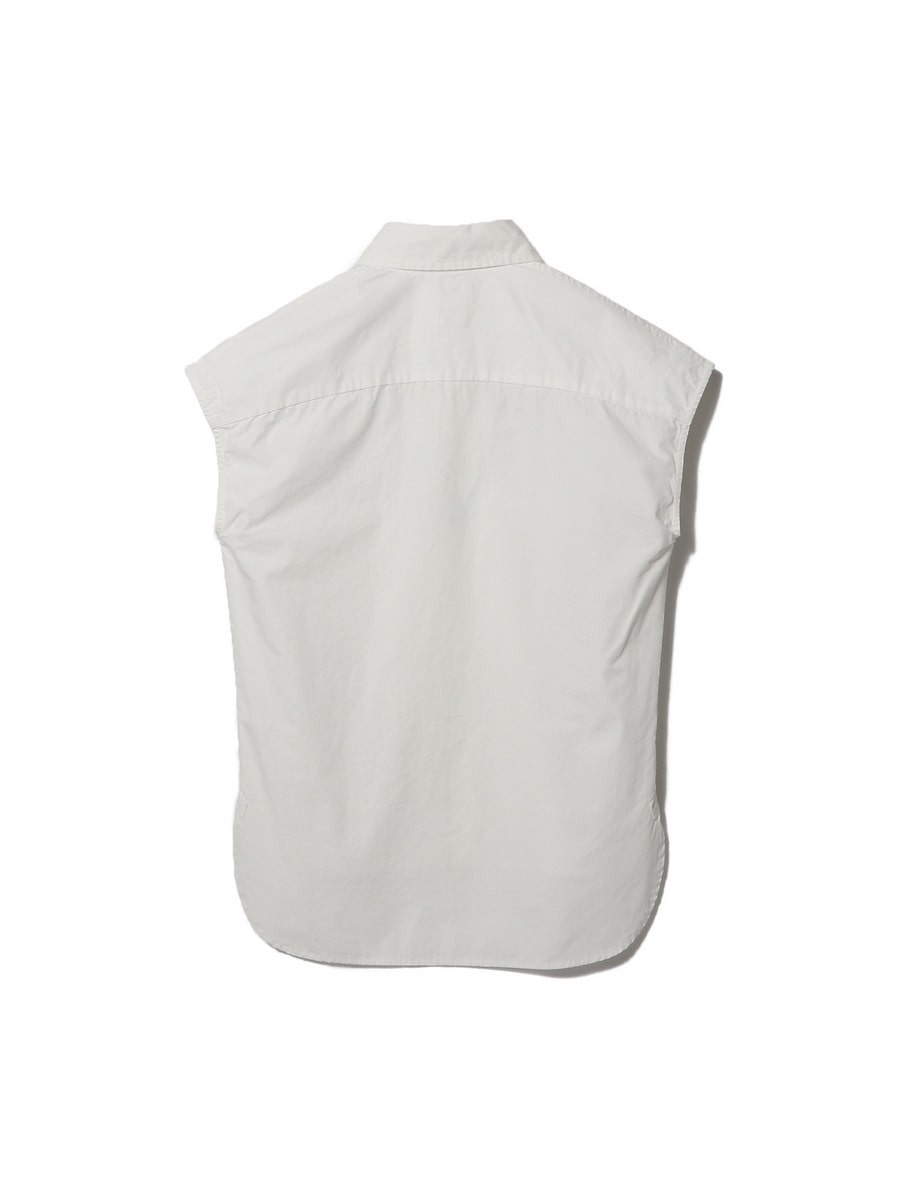 MADISONBLUE マディソンブルー 丸襟 ノースリーブシャツ ホワイト HELLO NOSLEEVE TEE(1 WHITE): MADISONBLUE: WOMENS｜THE TOKYO