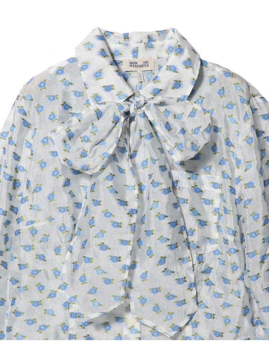 新品 BAUM UND PFERDGARTEN 総柄ブラウス 32 BAUM UND PFERDGARTEN＞MAG (Flower Lace) | AND ON JIONE STORE