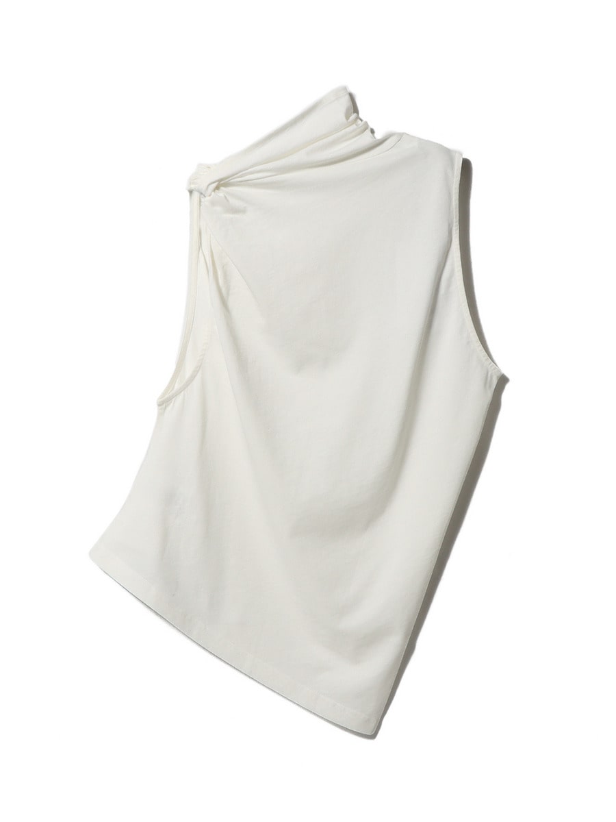 関税送料込【Courreges】コットントップス COURREGES クレージュ アシンメトリー ワンショルダー トップス