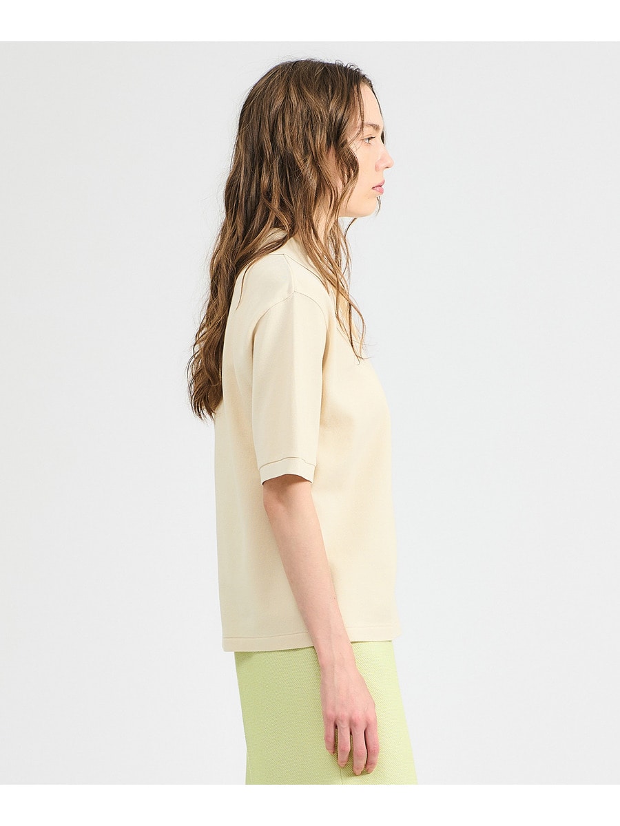 【tn】AURALEE ポロシャツ ライムグリーン Auralee Men's Cotton Knit Polo Shirt in Sage Green Auralee