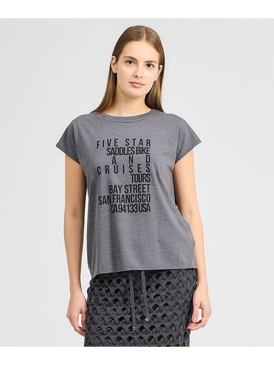 tシャツ TICCA / FIVE STAR Tシャツ レディース FIVE STARフレンチTシャツ/TBES-463