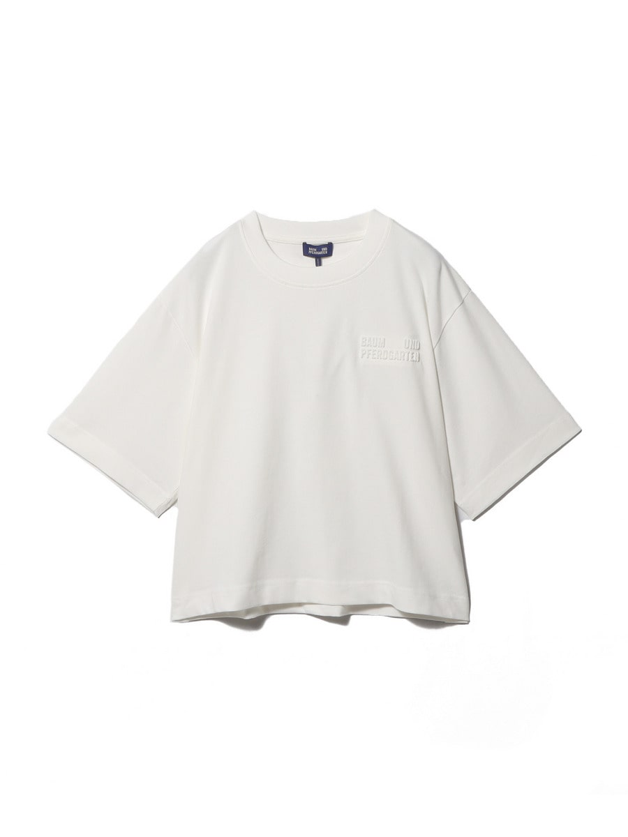 tシャツ BAUM UND PFERDGARTEN / JELONA(フロントタックデザインロゴTシャツ) レディース BAUM UND PFERDGARTEN / Jiana ロゴTシャツ｜ESTNATION ONLINE