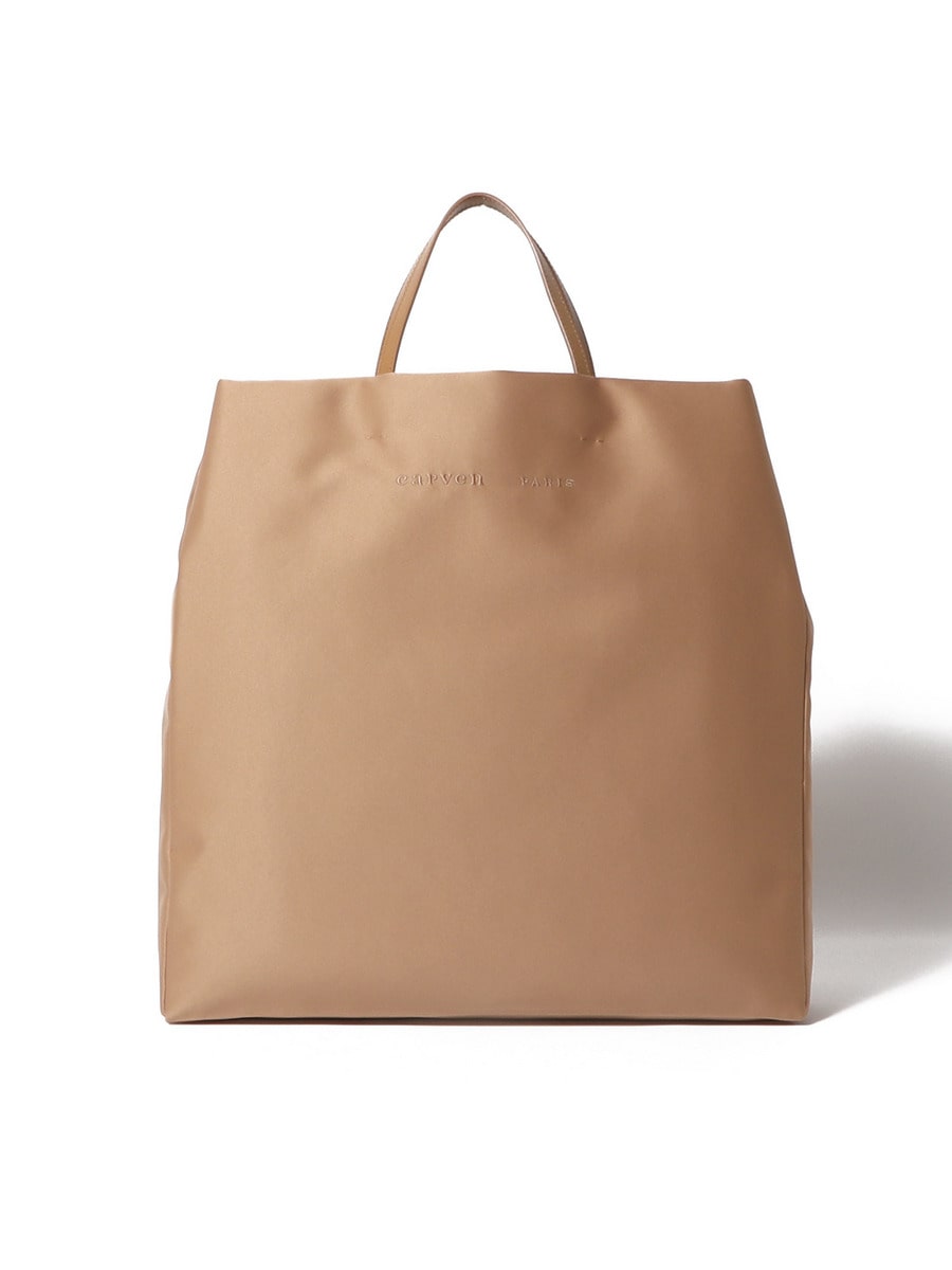 CARVEN」 ワンポイントハンドバッグ - ベージュ レディース