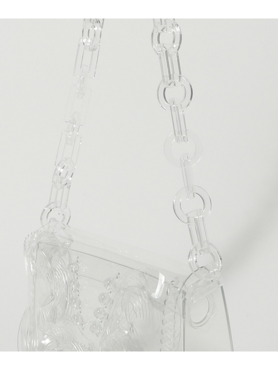 Mame Kurogouchi / TRANSPARENT SCULPTURAL MINI CHAIN BAG｜ESTNATION