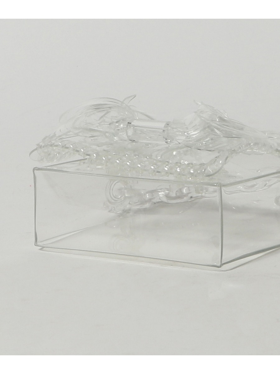 Mame Kurogouchi / TRANSPARENT SCULPTURAL MICRO CHAIN BAG Mame Kurogouchi / TRANSPARENT SCULPTURAL MICRO CHAIN BAG